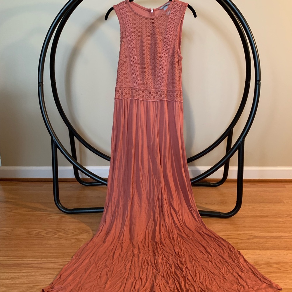 Blush Pink Maxi Dress